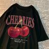 Cherries Cosh Valentine Funny T Shirts Men Women Summer Cotton Wear Crewneck Tee Clothes Oversized Loose Couple T-Shirt 70345