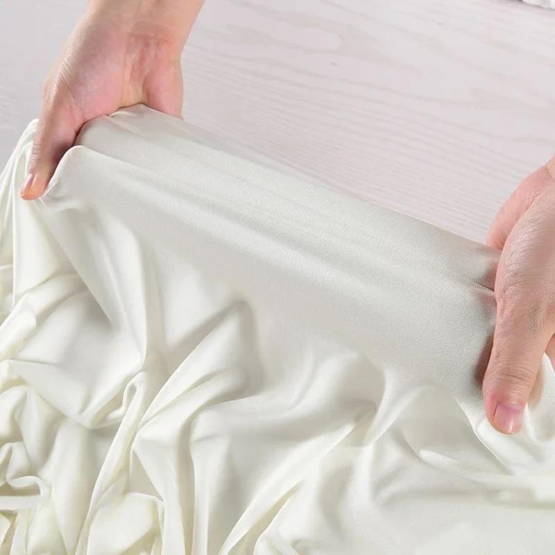 100x160cm Mléčné hedvábí Látka Elastická Pletená Podšívka Oblečení na jógu Měkká Velkoobchodní Látka Oděv pro DIY Šití Spandexový Materiál