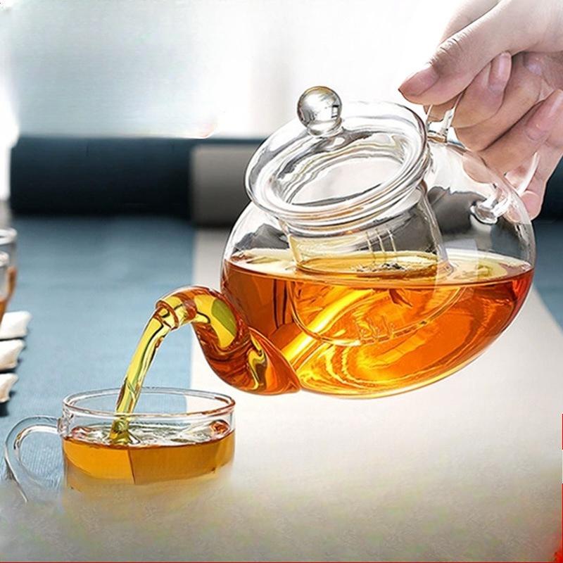New Thickened Glass Teapot Household Large-capacity Tea Set, Teapot, Surrounding Stove To Make Tea, Tea Separation Pot Set