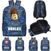 Roblox Pattern Kids School Backpack With Large Capacity And Durable Nylon Material