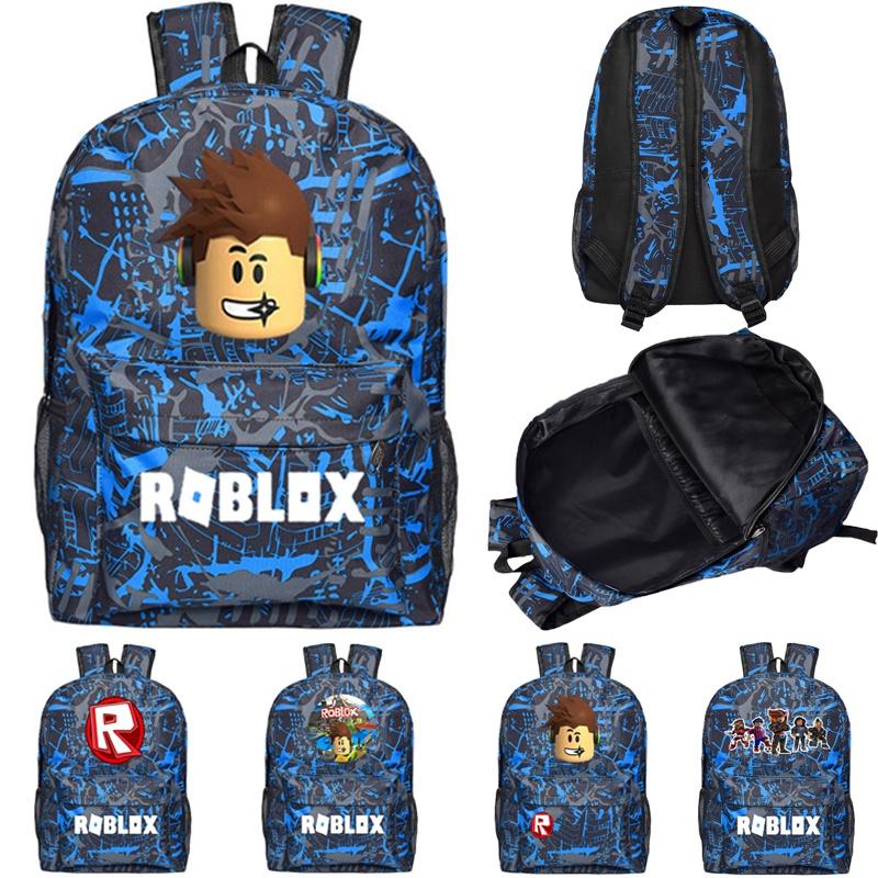Roblox Pattern Kids School Backpack With Large Capacity And Durable Nylon Material