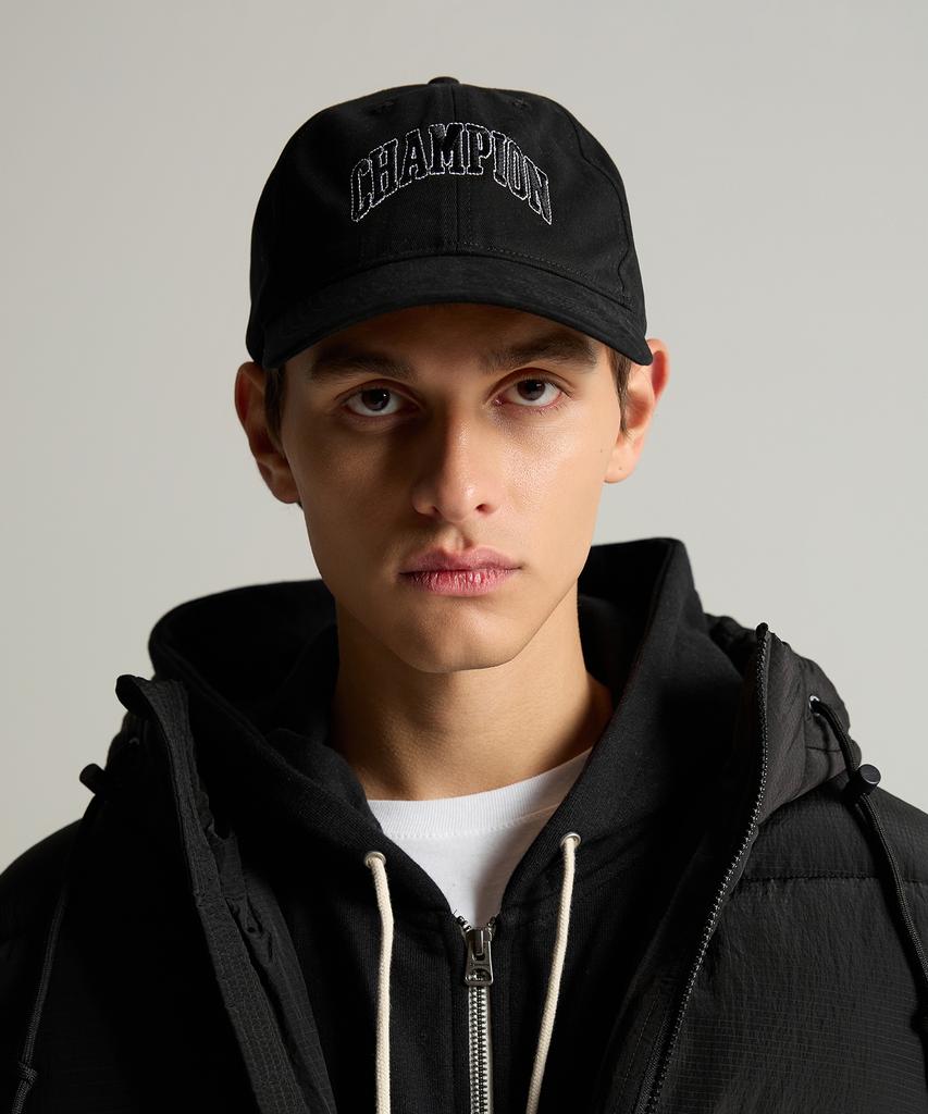 CHAMPION Arch Logo Ball Cap Black