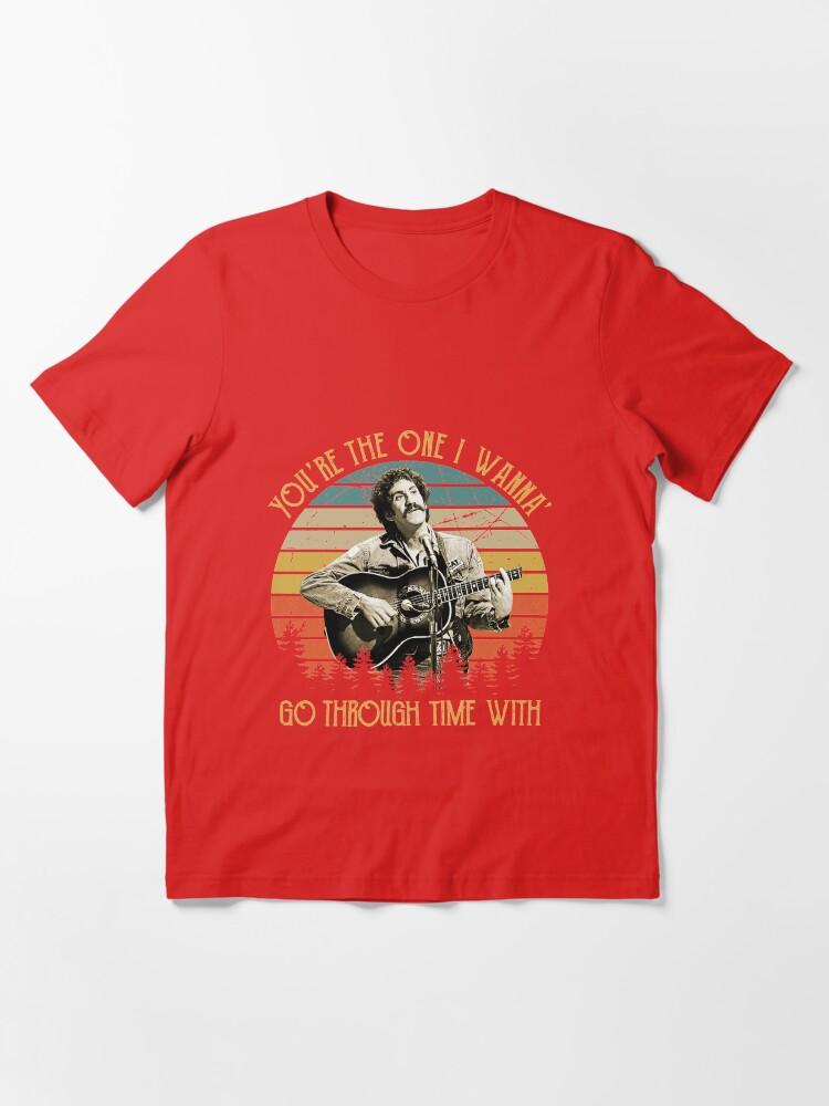 Jim Croce Vintage Jim Croce You're The One I Wanna' Go Through Time With Essential T-Shirt