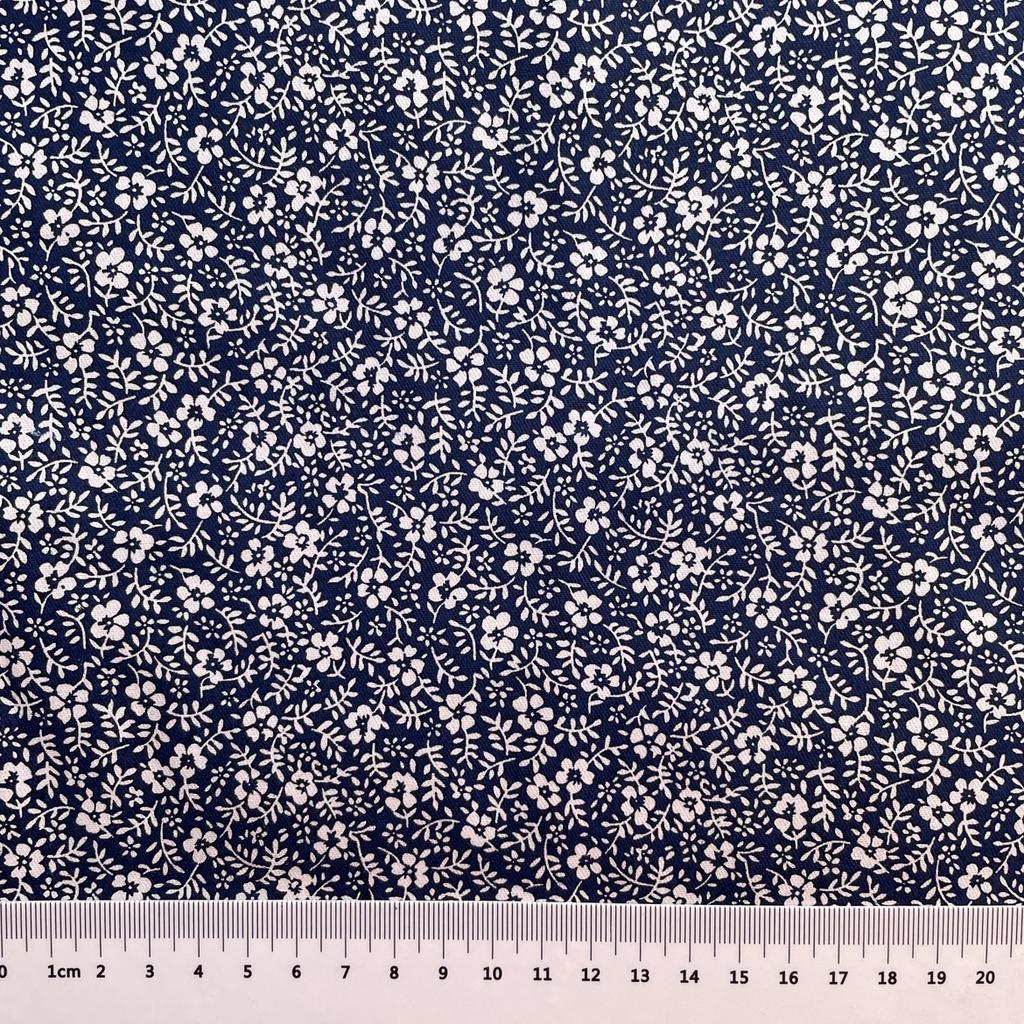 160CM*50CM Twill pure cotton fabric Small floral printed cloth Children's bedding clothing Handmade dress Cotton fabric
