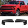 1 Pair Top Half Side Mirror Cover   84328137 Scratch Proof Outer Rearview Wing Mirror   for 1500 2019 To 2024
