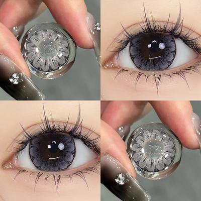 Lenti a contatto MillCreek Big Eyes 14.5MM Lenti a contatto colorate per miopia Lenti a contatto colorate Occhi da bambola Uso annuale lente a contatto graduata 0.00~-8.00