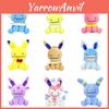 Jucărie de pluș adorabilă Eevee Pikachu, cu Joltéon, Flareon, Espeon, Vaporeon, Sylveon reversibile