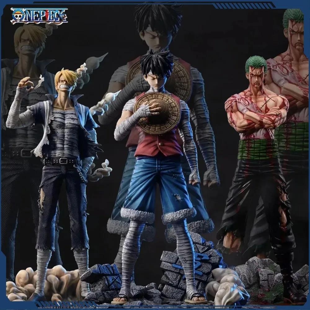 30cm One Piece Anime Actionfigur Roronoa Zoro Vinsmoke Sanji Standpose PVC Statue Figur Sammlung Jungen Spielzeug Geschenke