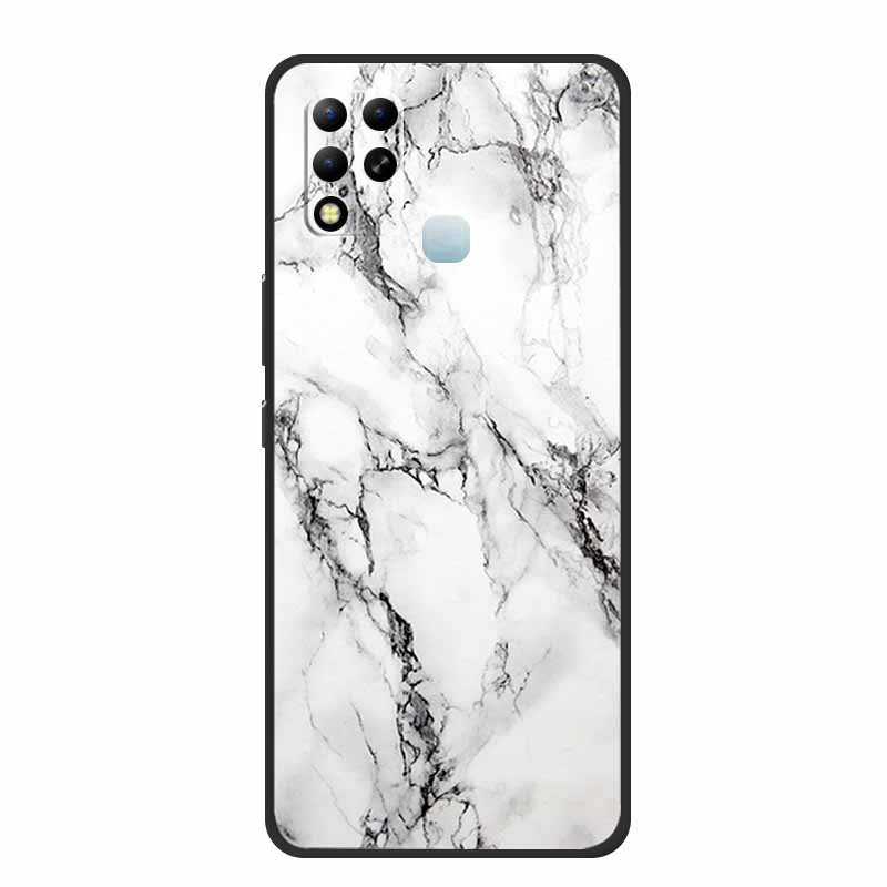 For Infinix Hot 11 G37 4G Case Marble Soft TPU Silicone Back Cover for Infinix Hot11 G37 X689F G 37 Protective Fundas Paras Etui