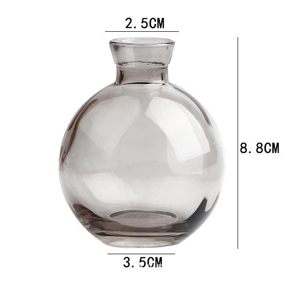 Classic Creative Vase Top Quality Glass Transparent Hydroponic Vase Living Room Flower Vase Home Decoration