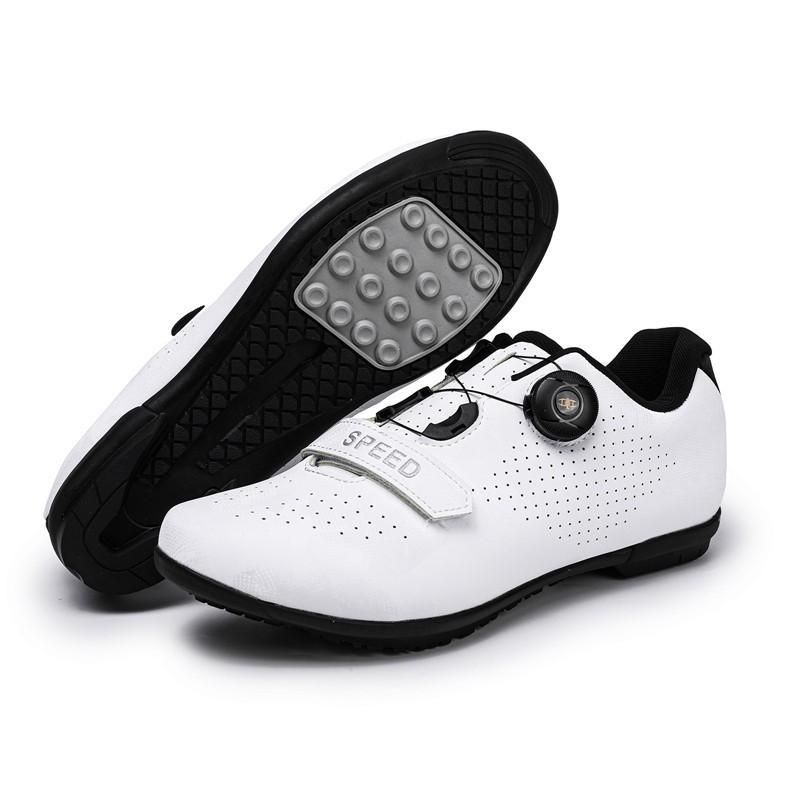 Unisex Cycling Shoes Road Mountain Bike Indoor Trainer Hard Sole Locking Clip-in Pedal Compatible