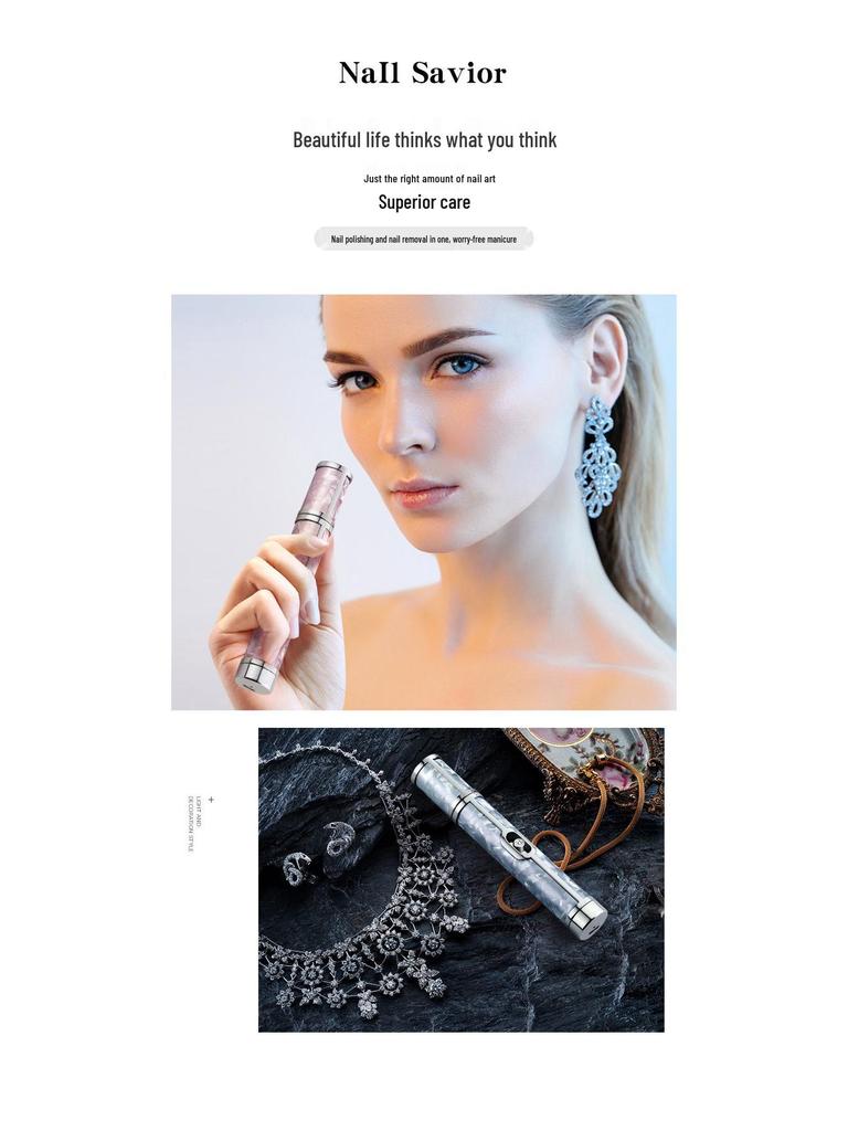 Portable Electric Nail Grinding and Polishing Machine for Manicure and Dead Skin Removal