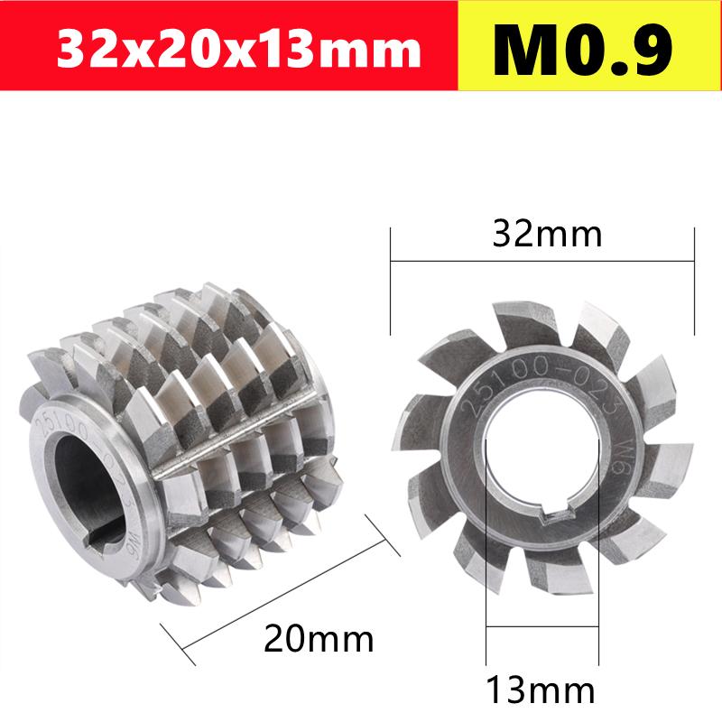 HSS Gear Hob M0.5 M0.8 M1 M6M8 M10, Pressure Angle 20 Degrees, Used for Milling Machine Slot Machining and Rolling Cutting Tools