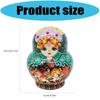 Matryoshka Russian Nesting Doll Traditional Art Russian Nesting Dolls Set of 10 Layers Wooden Toy for Children