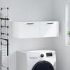 Wall Cabinet White 100 X 36.5 X 35 Cm Engineered Wood