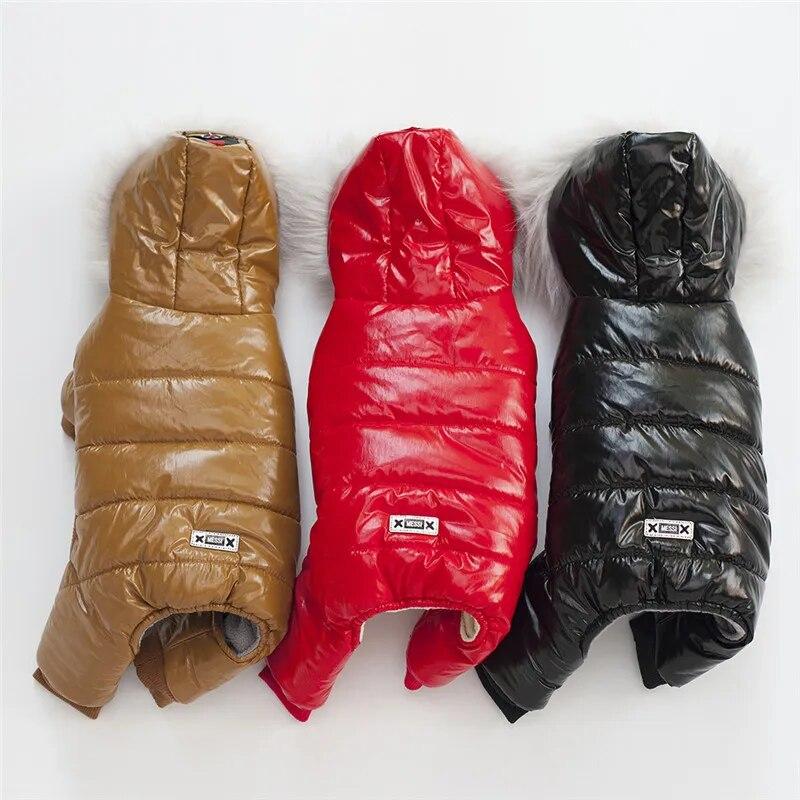 Warm Dog Clothes Winter Puppy Pet Coat Jacket For Small Medium Dogs Thicken Waterproof Yorkies Pets Clothing Hoodies Chihuahua