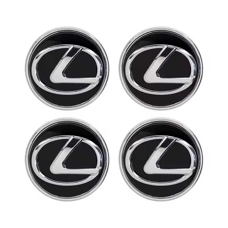 4Pcs Car Wheel Center Hub Caps Cover Accessories for Lexus F SPORT GS GX IS LS LX CT LC RC LBX NX RX 350h 450h ES UX 300e GX460