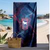 Ipswich Town Football Print Beach Towel, Large Soft Quick Dry Towel for Beach Camping Swimming