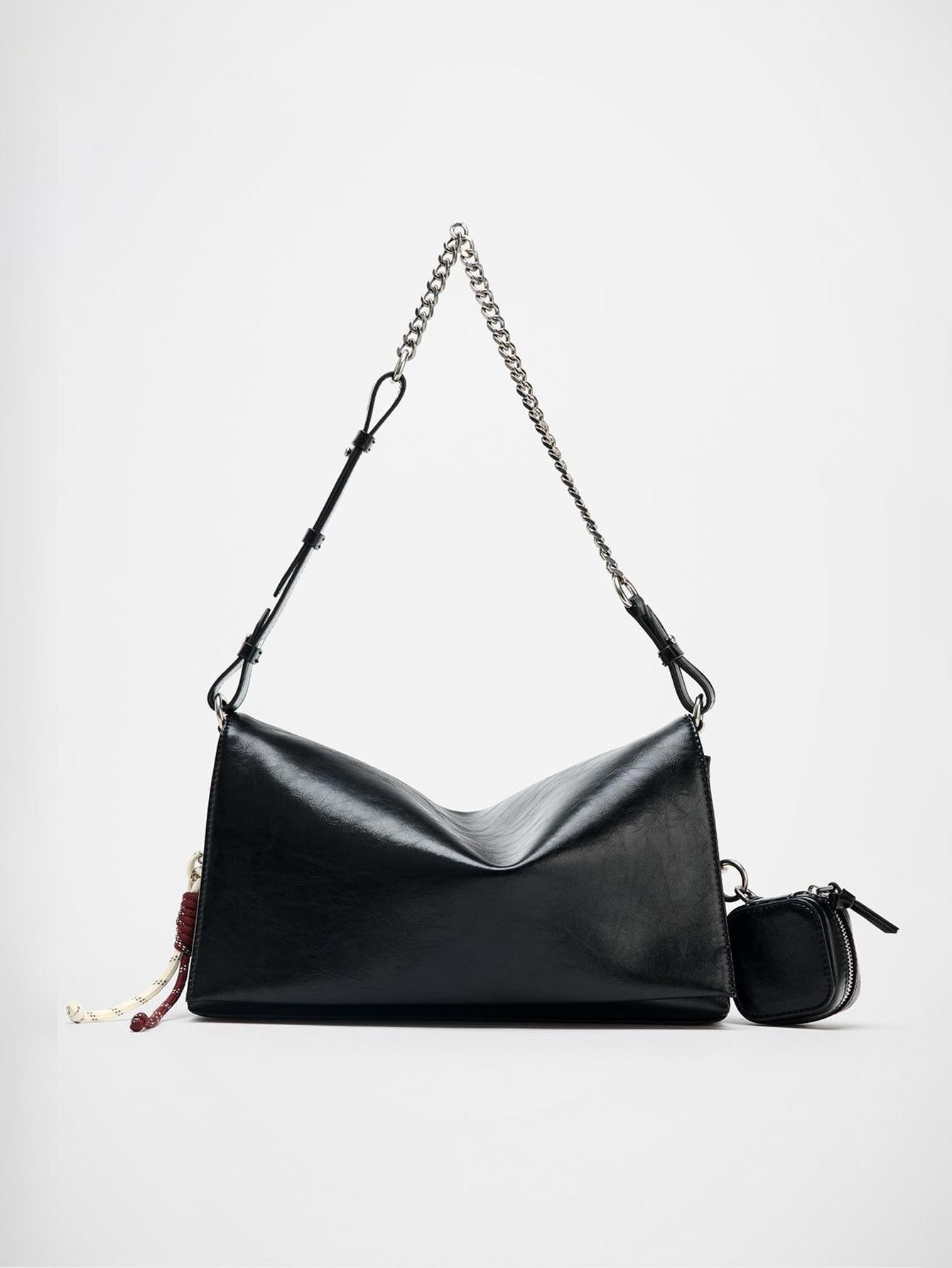 

Fashion Chains Women Shoulder Bag Soft PU Leather Tote Bags for Women Designer Handbags 2 Bags/set Composite Bag Shopper Purses
