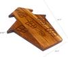 Halloween Haunted House Shaped Wood Cutting Board for Kitchen Decoration, Gothic Cutting Boards, Charcuterie Wooden Boards, Serving Platter