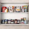 Refrigerator Organizer Bins Clear Plastic Food Storage Organizer Fridge Storage Box With Handle Freezer Pantry Kitchen Organizer