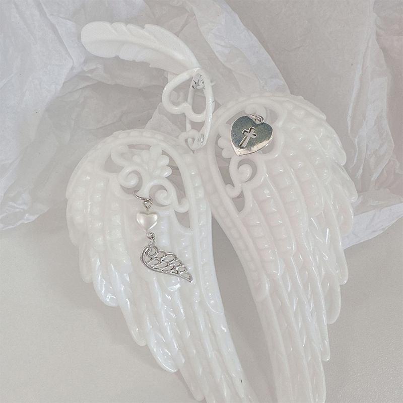 Keychain Pendant Versatile Angel Wings Bag Pendant For Man Woman Exquisite Backpack Decoration Accessories Gifts