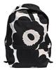Marimekko Enni Unikko Rucksack, Schwarz und Off-White, 091650 192 [Produktcode]