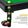 Non-Toxic Mini Pool Table Game Tabletop Desktop Sports Billiards Board Party Game Mini Tabletop Set Toy Gift For Parent Child Interactive