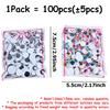 100pcs 0.8-1.5cm Doll DIY Activity Eyes Black/Color Handmade Decoration Eyes & Adhesive Backing Handmade Material Accessories