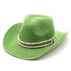 Summer Straw Hat For Men And Women With Wide Brim Sunshade For Outdoor Travel