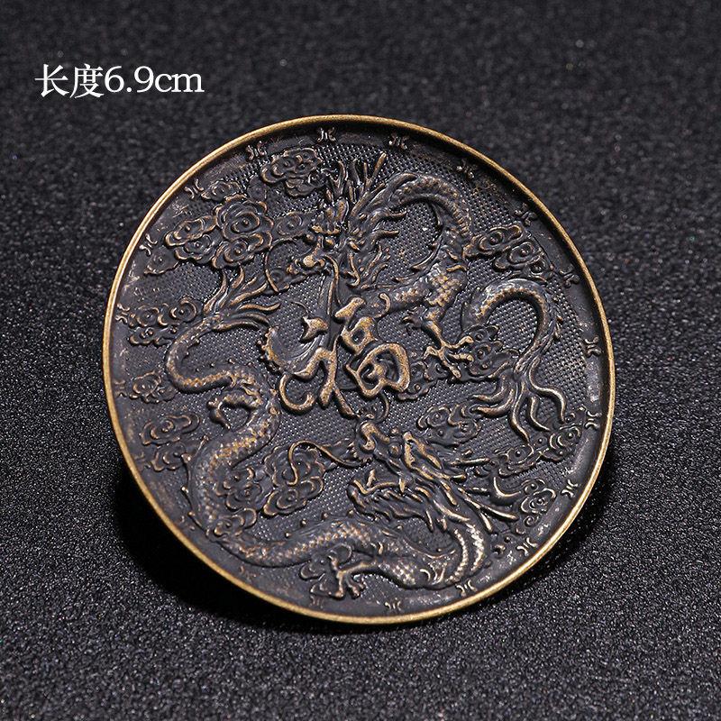 Japanese Bronze Cup Pad, Alloy Cup Holder, Tea Dish Coaster, Antique Zen Style, Heat Insulation Pad, Kung Fu Tea Ceremony Access