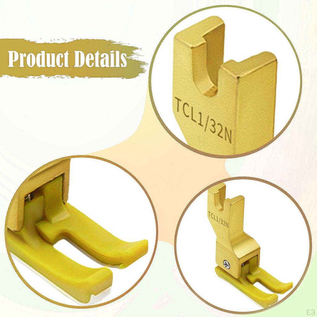 5 Pieces Presser Foot Computerized Flatbed Sewing Machine Accessory Spare Part for Home Industrial