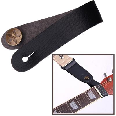Folk Gitarren Nackenband Gitarre Reines Leder Stirnband Akustikgitarrengurt Ukulele Stirnband Gurt