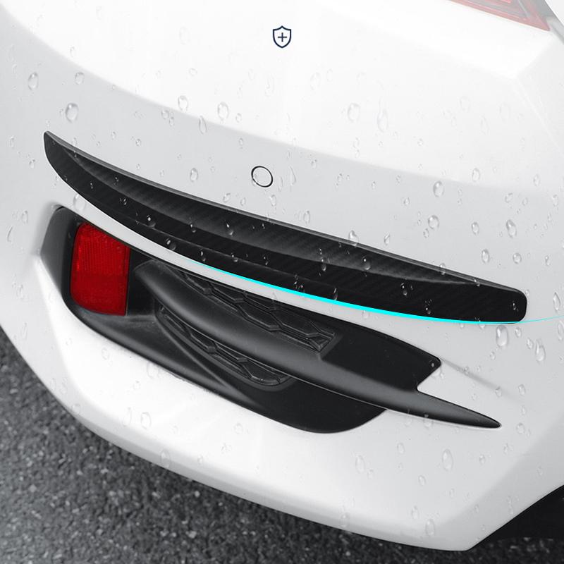 2pcs Car Bumper Protector Strip Guard Corner Protection Strips Scratch Protector Crash Anti Collision Auto Accessories