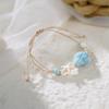 Bohemian Conch Starfish Shells Ceramics Beaded Bracelets for Women Girls Shell Beaded Beach Bangles Jewelry Gift Adjustable