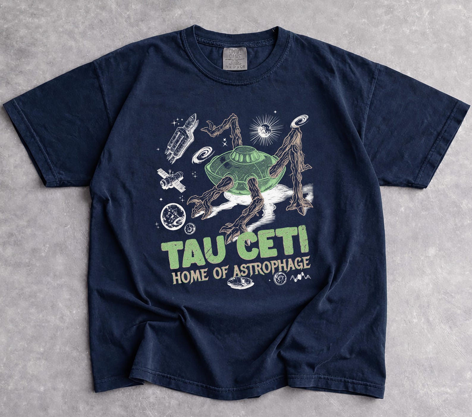 Retro Tau Ceti Home of Astrophage Shirt, Rocky Amaze Tee, Project Hail Mary Tshirt, Andy Weir Book Fan Gift, Sci-Fi Space Nerd Tee M
