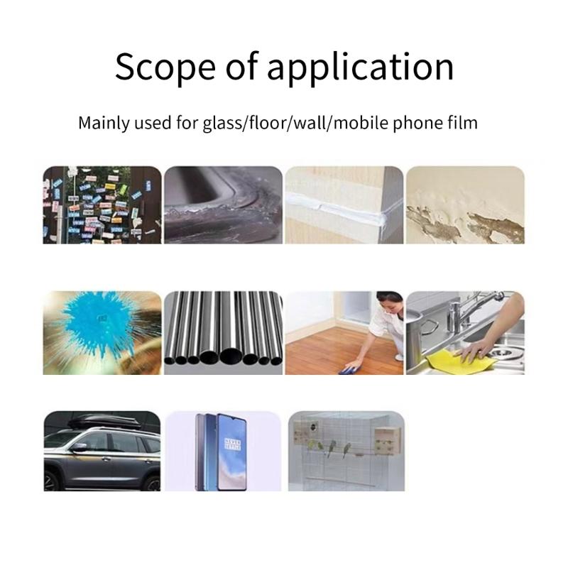 Scraper for Car Glass with Replacement Blade Window Glass Glue Sticker Remover Scraper Auto Squeegee Tool Razor Blade