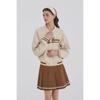 GOXO Golf Varsity Jacket Rubber Beige