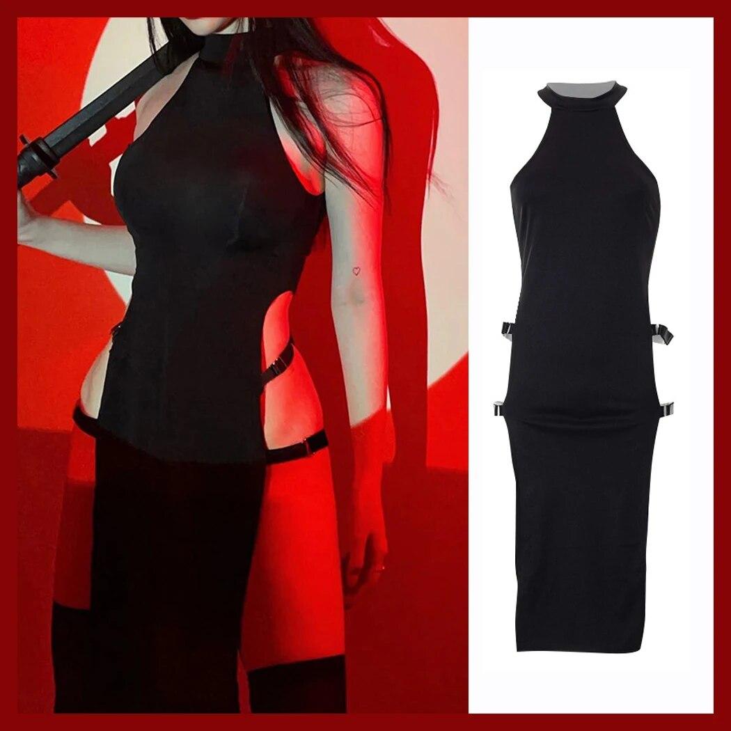 

2024 НОВИНКА Сексуальна відьма Косплей для жінок Чорна нижня білизна Сексуальні костюми на Хелловін для дорослих Gohst Bride