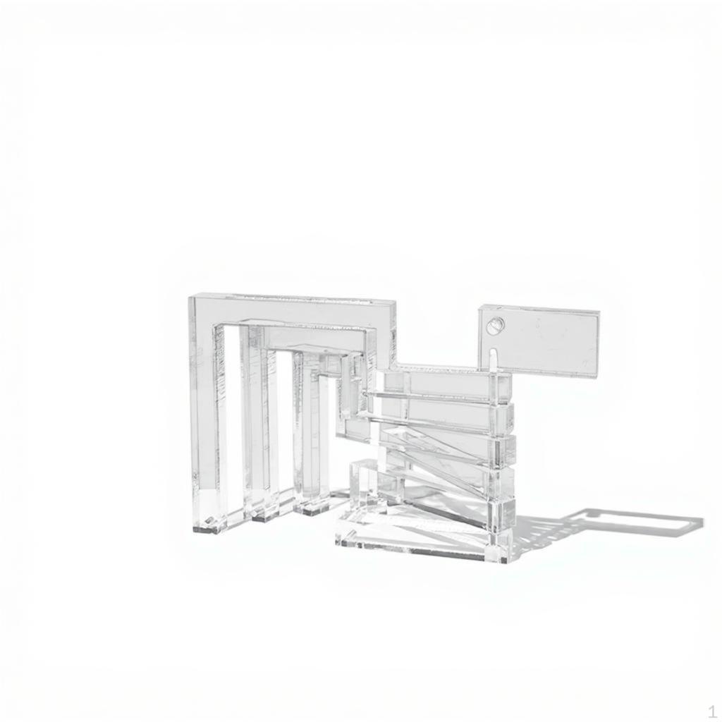 Crystal Sculpture, Modern Geometric Desktop Decoration, Living Room Decor