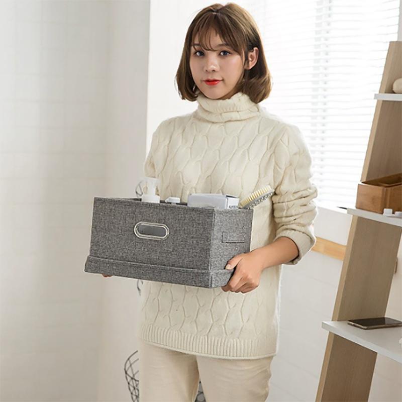 Multifunctional Large Capacity Storage Wardrobe Containers Foldable Clothes With Lid Organizer Modern Basket Collapsible Toy Storage