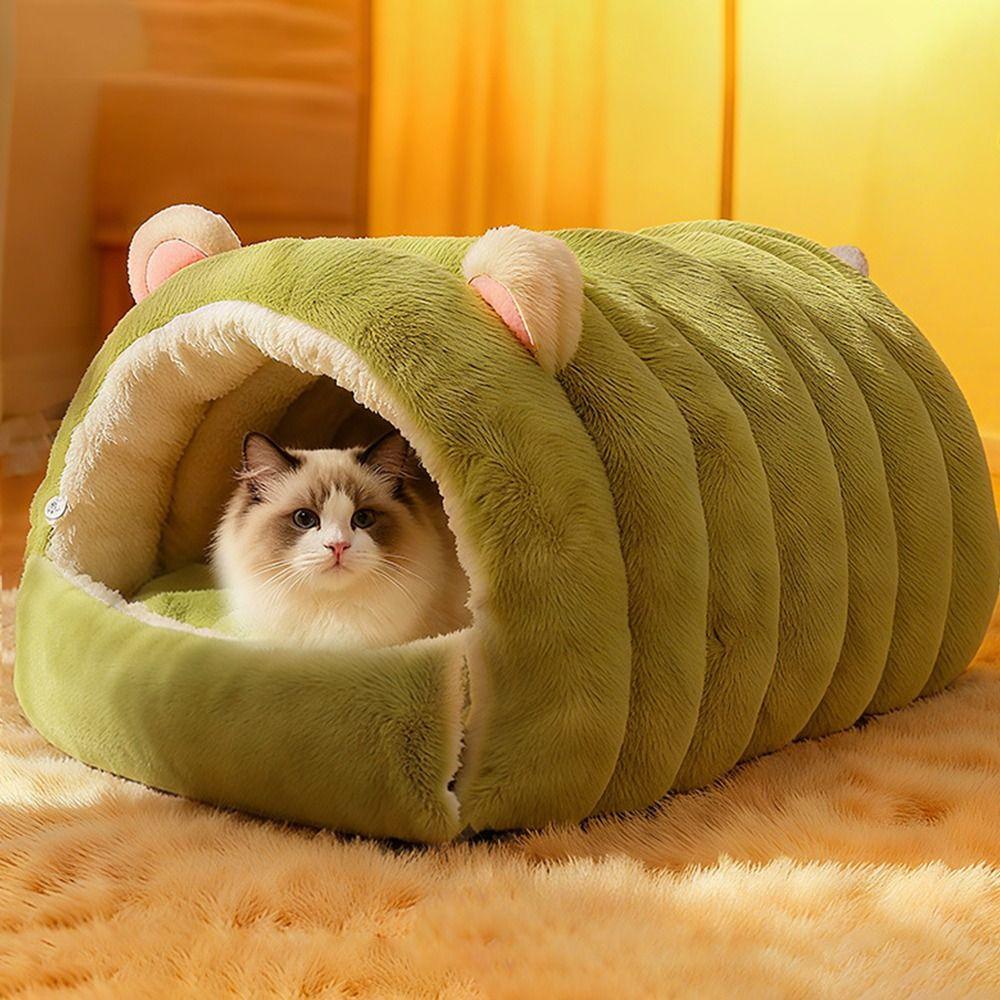 Comfortable Pet Snuggle Sack Puppy Nest Closed Cat Sleeping Bag Sleeping Bag Nest for Winter