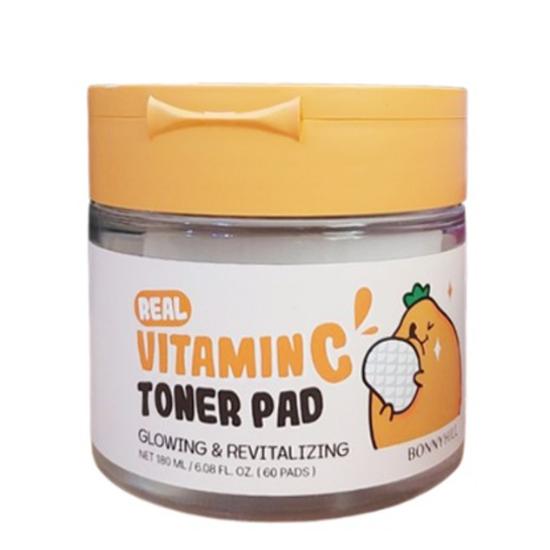 [BONNYHILL] Real Vitamin C Toner Pad 60ea(180ml)