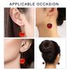 Elegant Cherry Fruit Earrings Long Hanging Fashion Statement Earrings Fashion Cherry Jewelry Perfect for Stylish Outfits