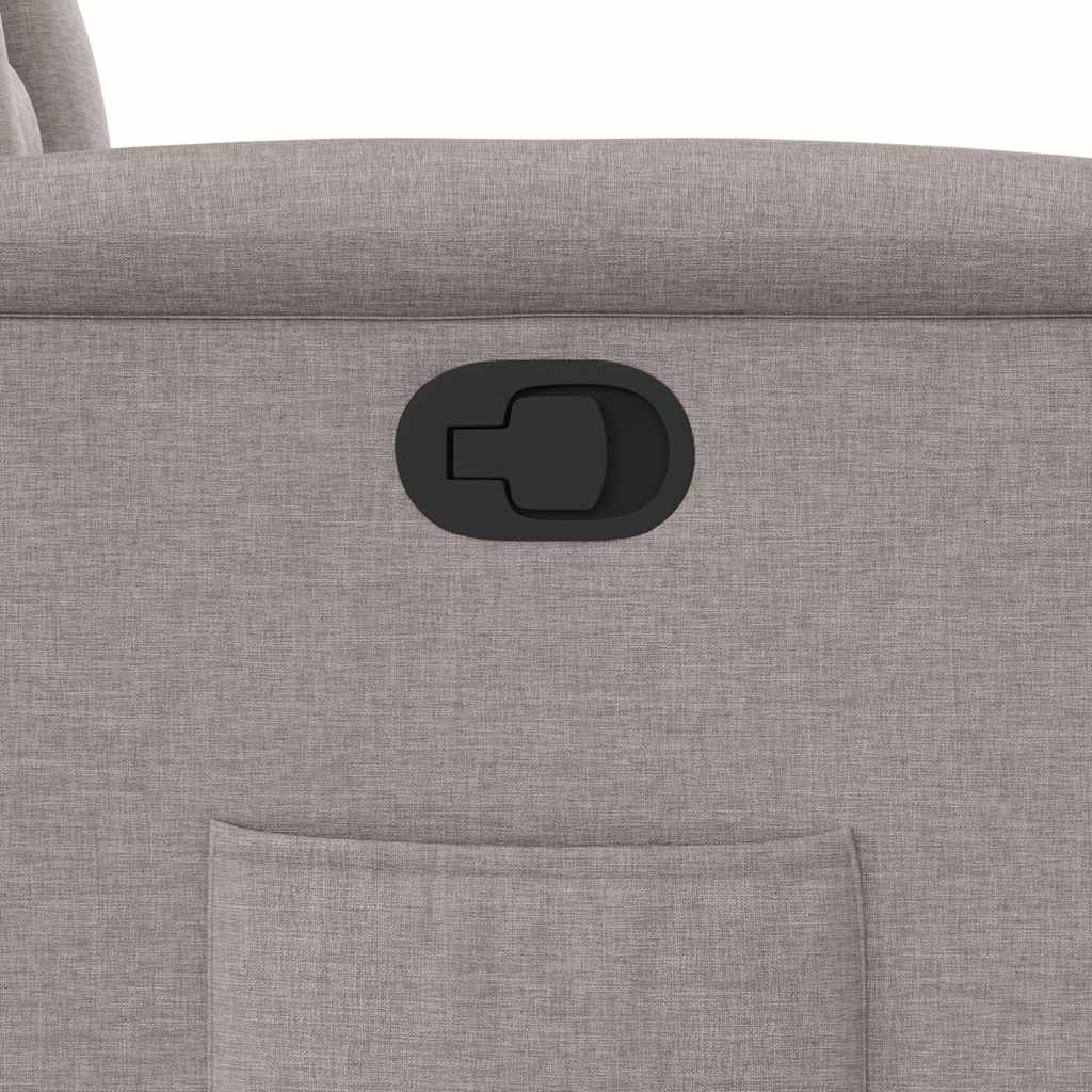 Recliner with Rising Function Taupe Fabric