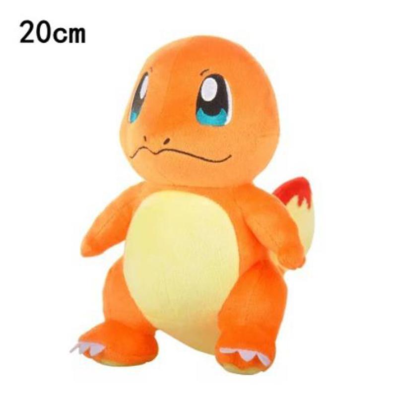Cute Pikachu Plush Toy Charmander Squirtle Bulbasaur Stuffed Doll Eevee Scorbunny Gengar Snorlax Christmas Gifts.