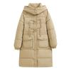 2025 winter new thickened bread jacket down cotton jacket women's Korean version loose mid-length cotton jacket