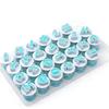 Feiona 26pcs Upper & Lowercase Alphabet Cookie Cutter Plastic Capital Letters Fondant Cutter Baking Cupcake Mold Cake Decorating Tools