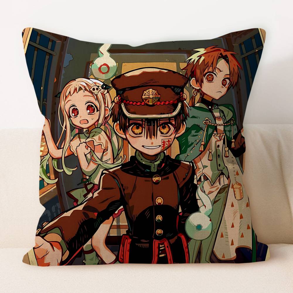 H-Hanako-kun Kissenbezug Toon Geschenk Kissenbezug Schlafzimmer Zuhause Sofa Stuhl Sitz Dekor Kissenbezug