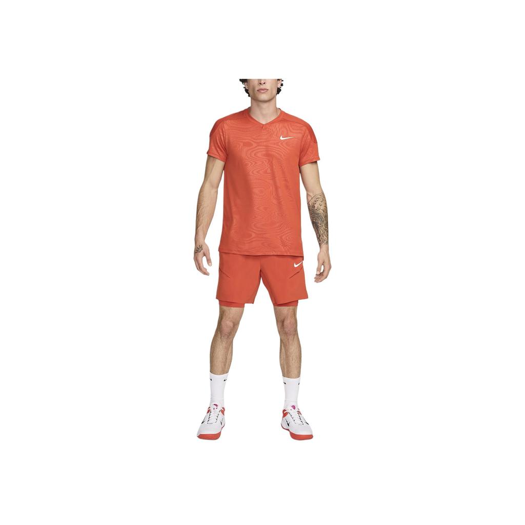 Nike Dri-FIT Solid Outdoor Elastic Mid-Waist Casual Shorts Men Shorts Rust FD5284-811
